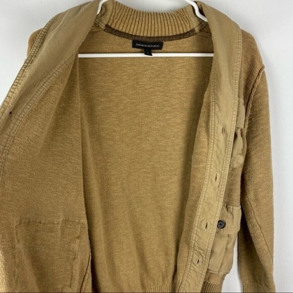 Banana Republic Cardigan Sweater Womens Medium Pockets Casual Ladies Sweater - Picture 5 of 7